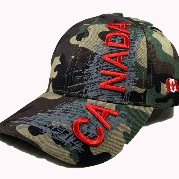 Variety To Go Canadian Baseball Hat/Cap, Adjustable Sports Hat (1008 Camo) - Picture 6 of 8